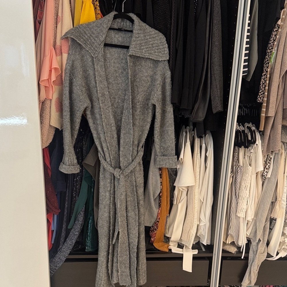 Express Grey long Cardigan - Picture 3 of 10